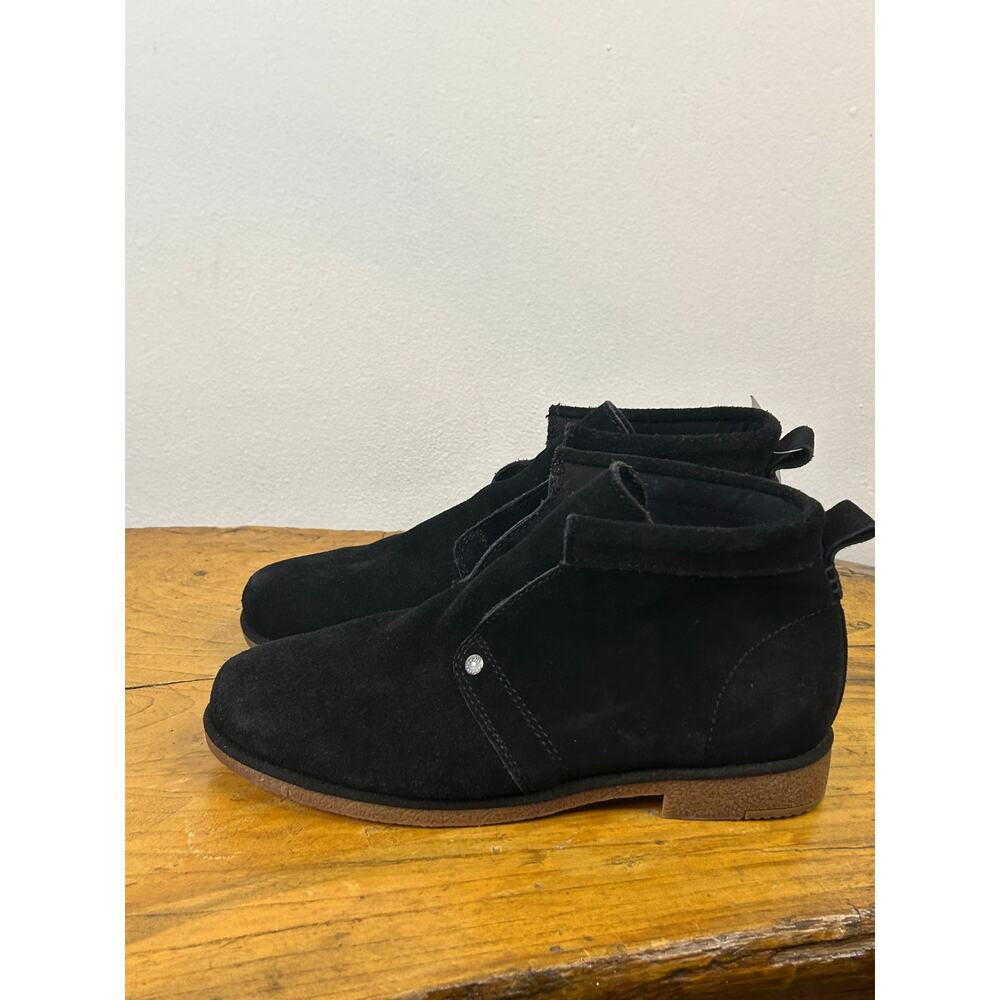 Bearpaw Chukka ll Black/Carmel Suede Round Toe Women's Size 6 Vintage 222W-011 - Picture 3 of 7